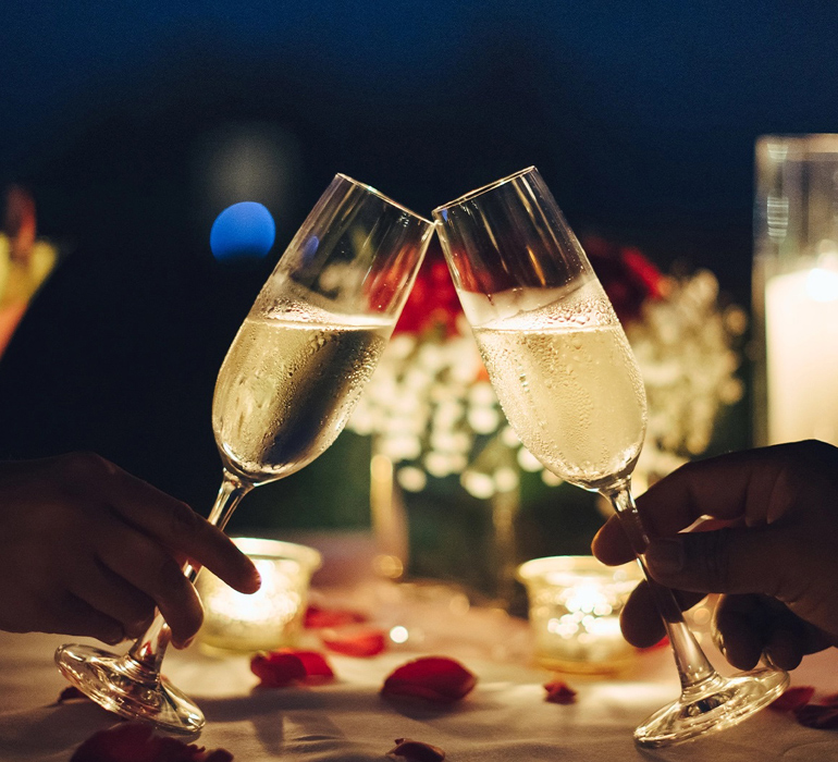 Candle Light Dinner at Kumarakom Lake Resort