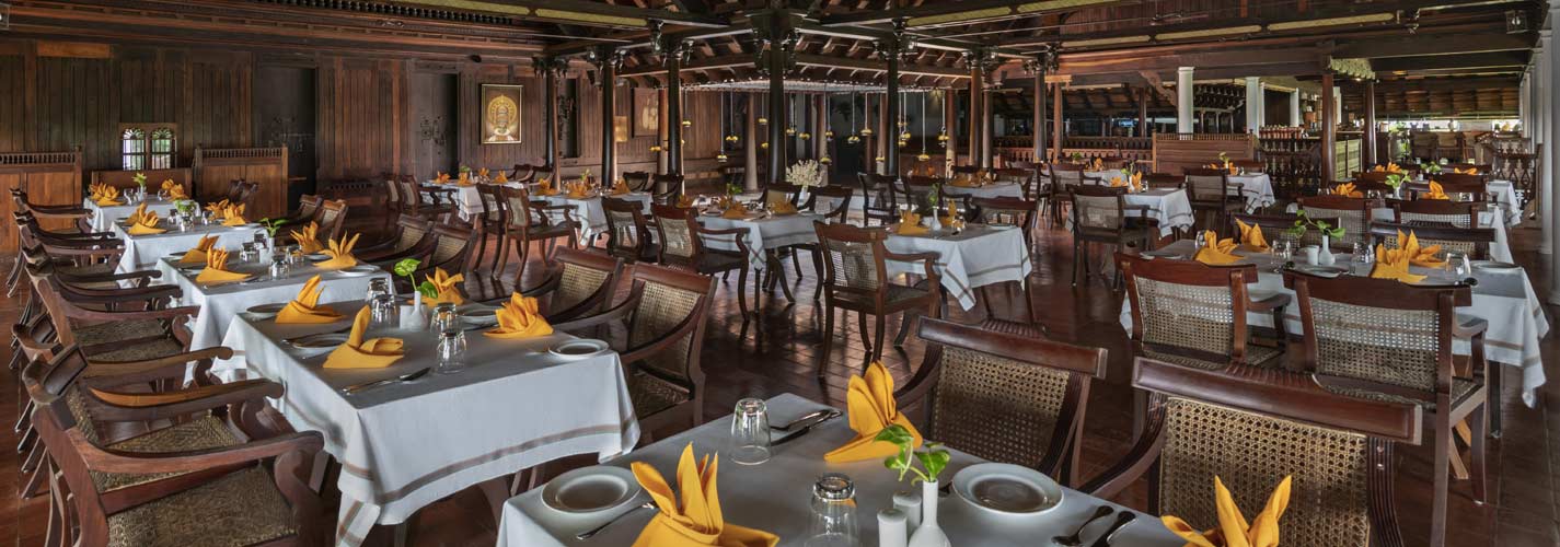 Luxury Dining - Kumarakom Lake Resort - Ettukettu, the Speciality Restaurant